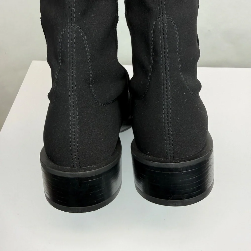 New Stuart Weitzman 5050 Bold Over The Knee Boot Black Sz 6.5